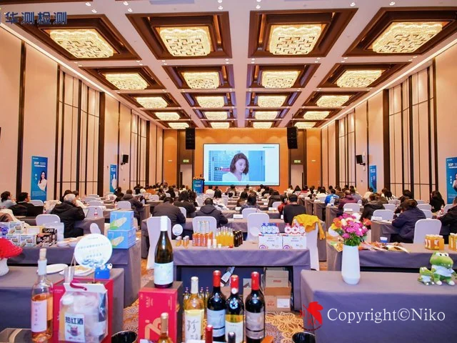 会议开始前的会场与品牌物料
