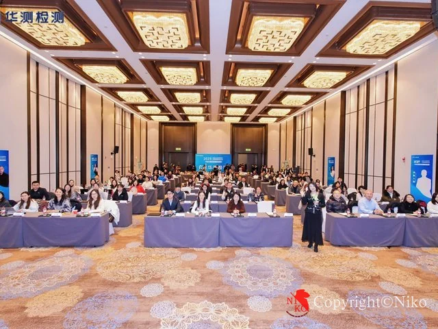 企业研讨会舞台与座席全景