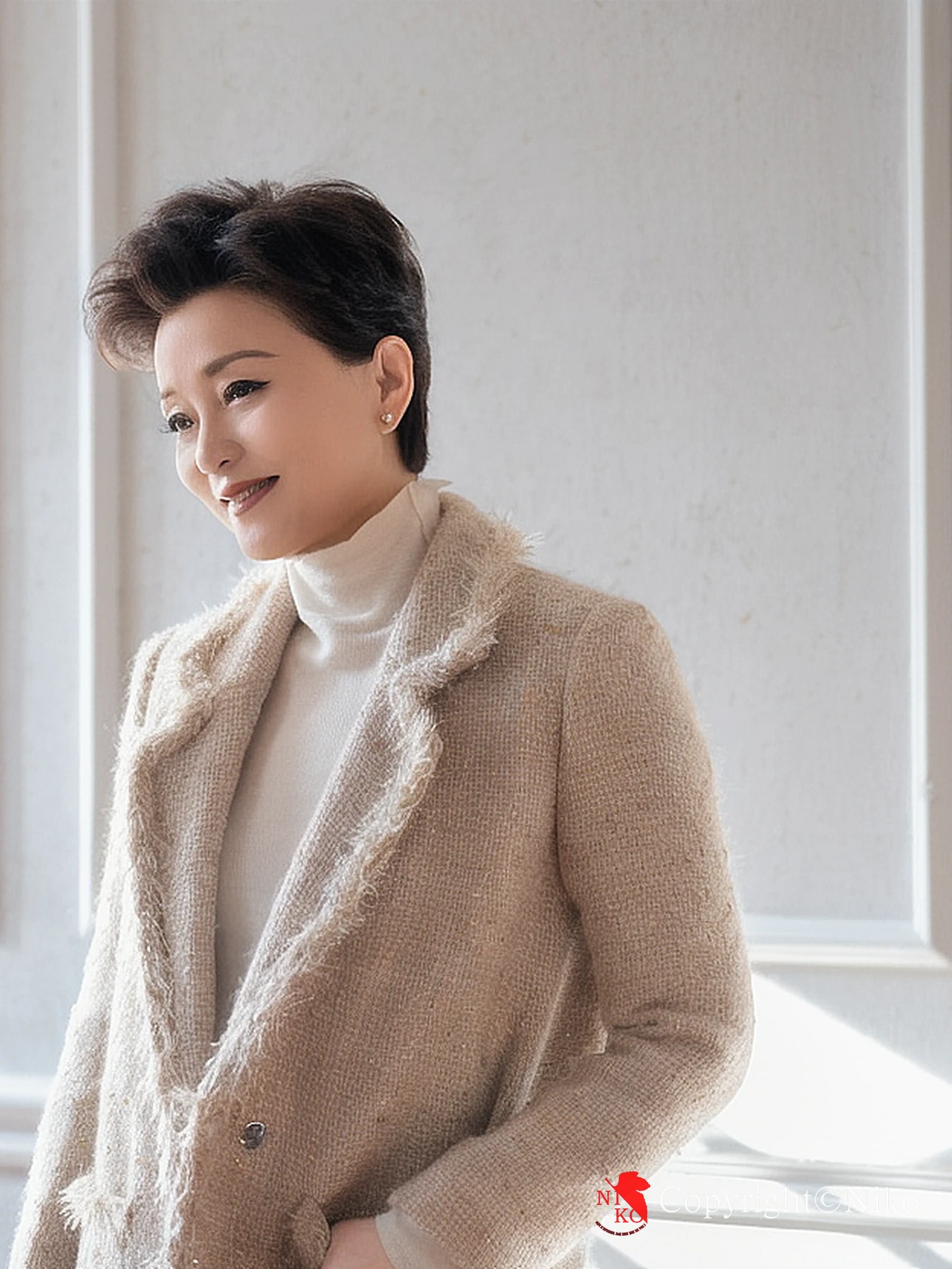 杨澜环境人物肖像