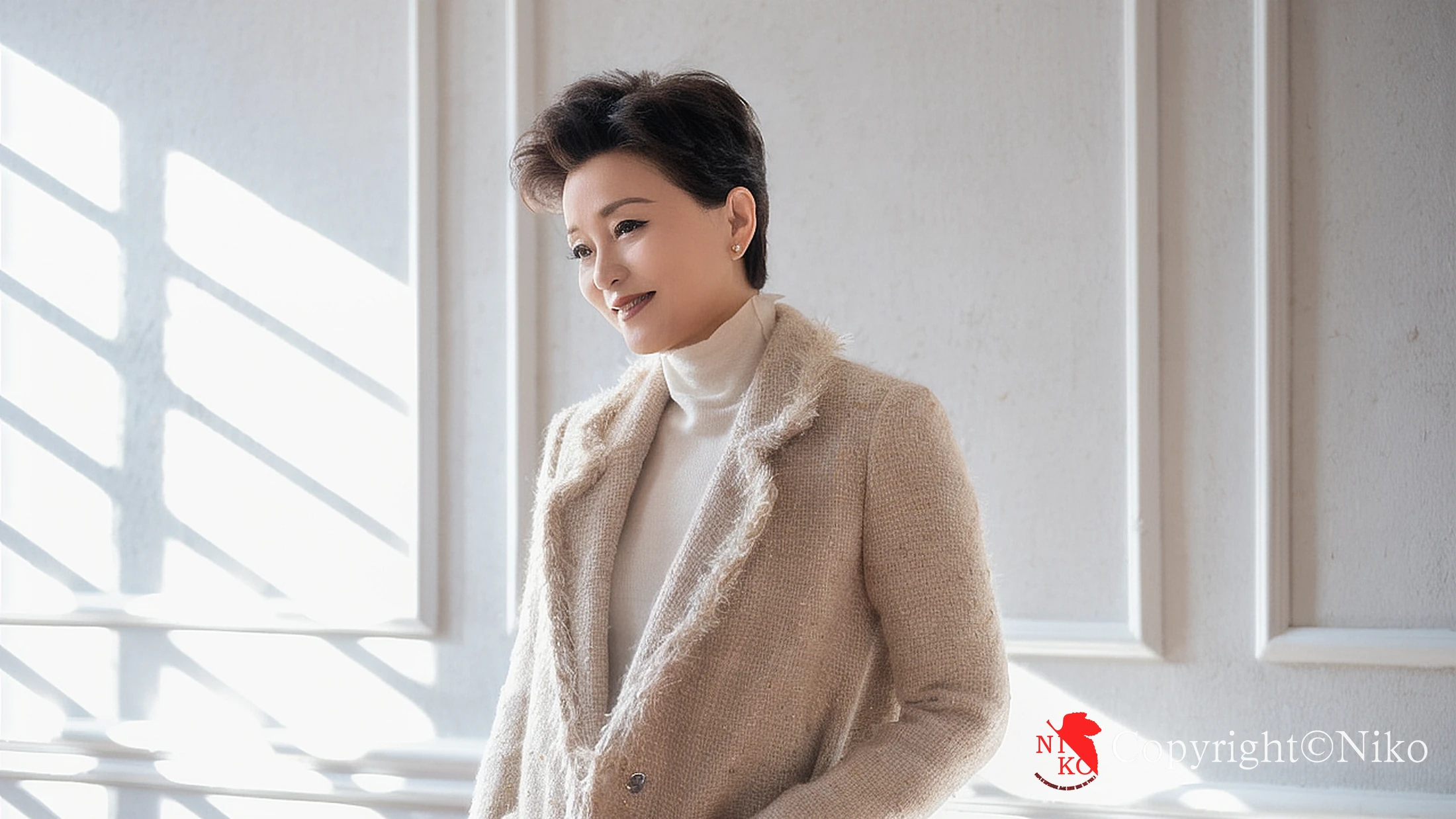 杨澜环境人物肖像